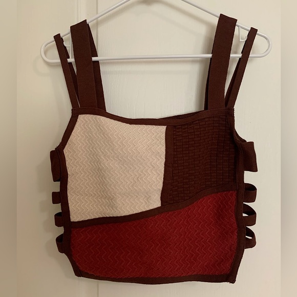 Rehab Lab Tops - NWOT Rehab Lab Geometric Open Side Crop Top